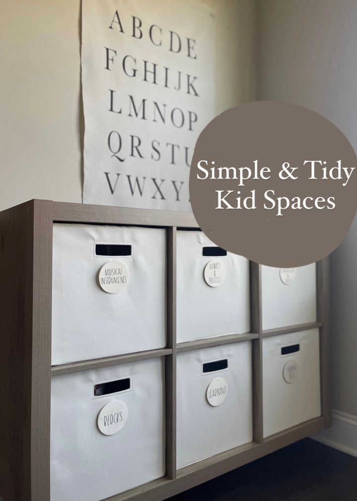 Creating Simple and Tidy Kid Spaces